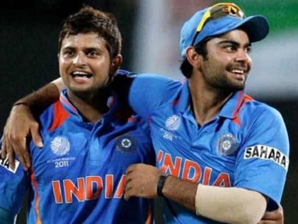suresh raina and virat kohli