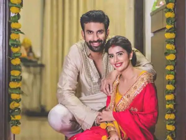 Charu Asopa With Husband Rajeev Sen