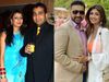 Raj Kundra with Ex Wife Kavita and Wife Shilpa Shetty