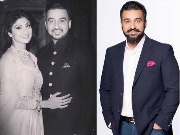 Raj Kundra with wife Shilpa Shetty