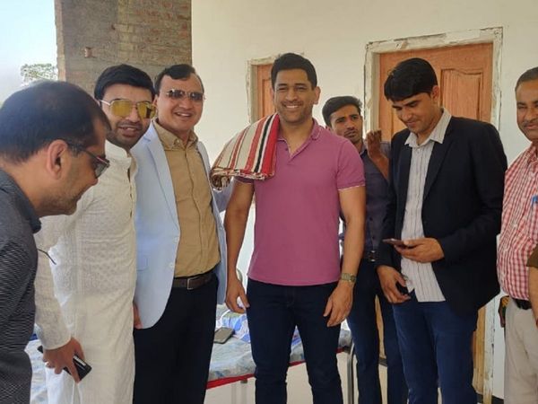 ms dhoni in rajasthan