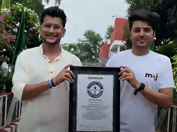 specially-abled Ablu Rajesh Kumar Sets new world record on 15th August 
