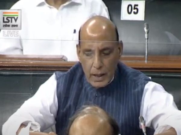 Rajanth Singh Speech Live in Parliament on China Border row 