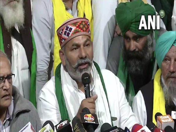 farmers protest, farms law, sanyukt kisan morcha, rakesh tikait