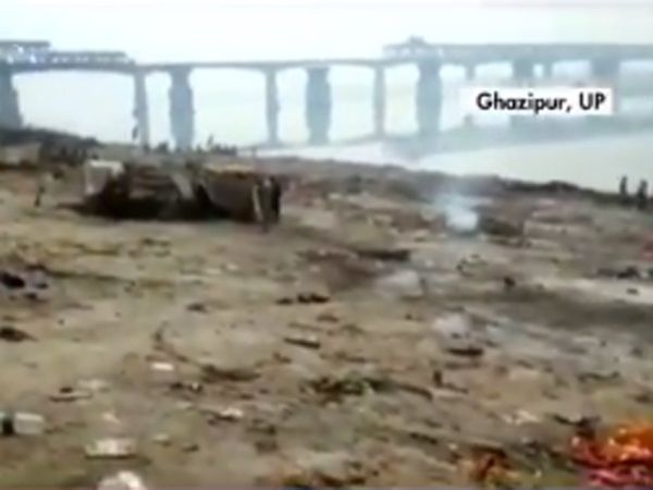 UP : dead bodies brought in crematorium in Ghazipur 10 times usual figure