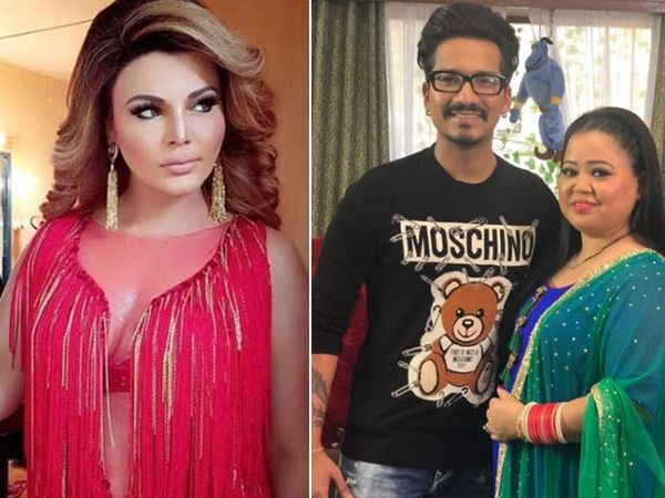 Bharti Singh Haarsh limbachiyaa Gets Rakhi Sawant Support In bollywood Drugs Case