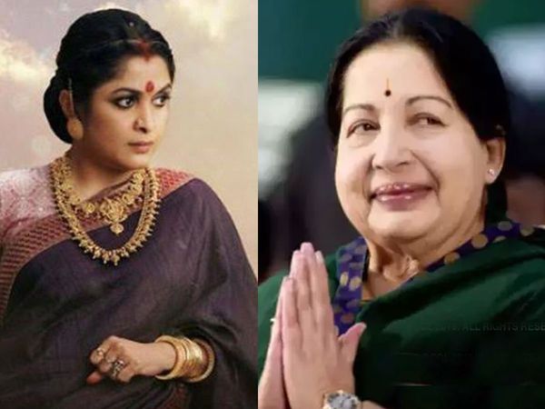 Ramya Krishnan and J. Jayalalitha
