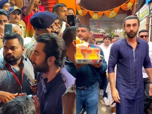 ranbir kapoor  blessing from Lalbaugh ka raja