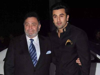 Ranbir Kapoor and Rishi Kapoor Ranbir Kapoor and Rishi Kapoor