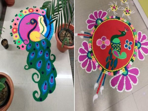 Rangoli Designs for Diwali 2021 Easy, Beautiful and Simple: Decorate your home with these Rangolis on Diwali, pictures will win hearts