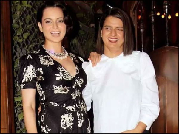 Kangana Ranaut with Sister Rangoli Chandel
