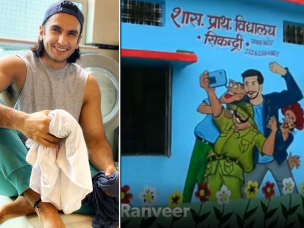 Ranveer Singh fan club donates computers to underprivileged children School On birthday