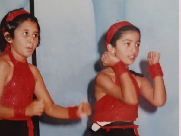 rashmika childhood photo