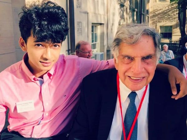 ratan tata with shantanu naidu