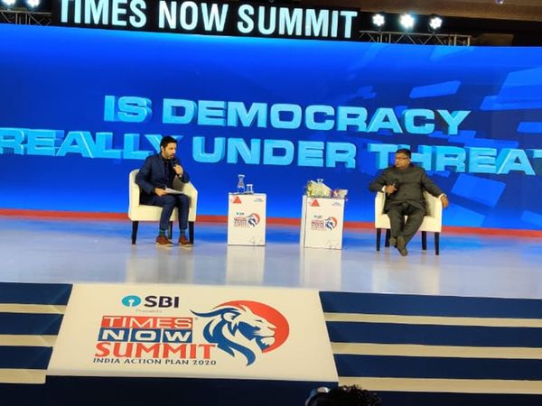Ravi Shankar Prasad says some people want to run government from corridor of supreme court in Times Now Summit 2020 