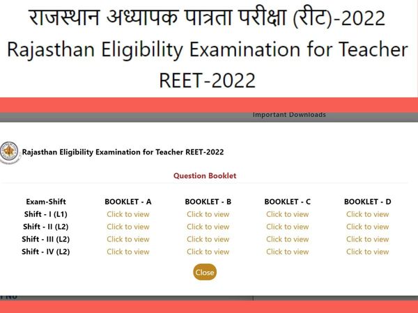  reet, reet 2022, reet 2022 question paper, reet question paper 2022