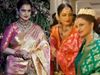 Actress Rekha with Sister Radha Usman Syed