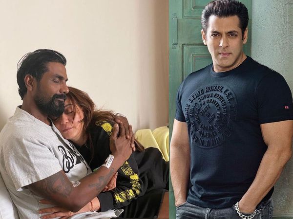 Remo D'souza with Wife and Salman Khan