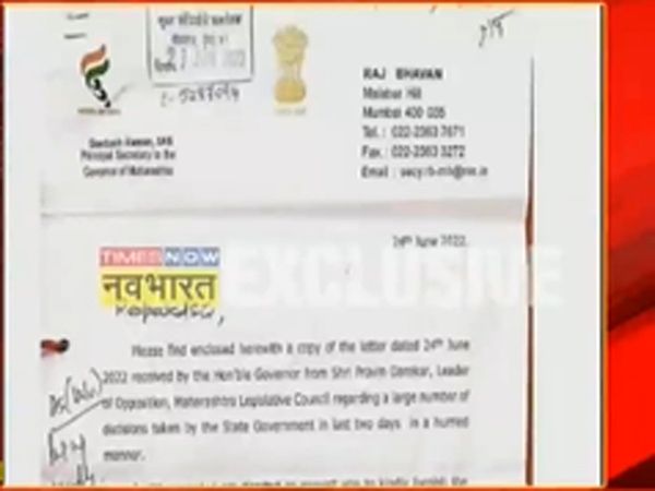 overnor seeks report from Uddhav government