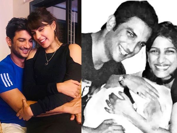 Sushant Singh Rajput with Rhea Chakraborty and Sister