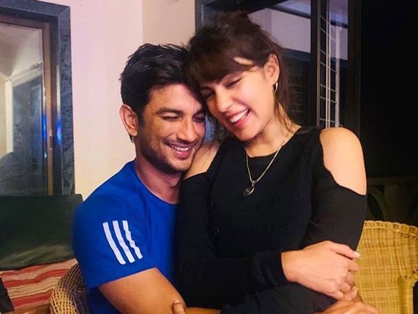 Rhea Chakraborty with Sushant Singh Rajput