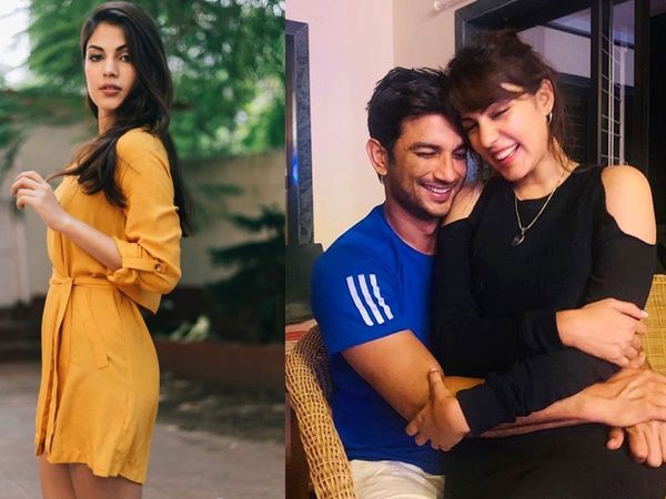 Rhea Chakraborty with Sushant Singh Rajput