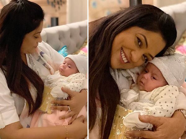 Kapil Sharma Ginni Chatrath newborn daughter Anayra sharma Meets bollywood Singer Richa Sharma check Pictures