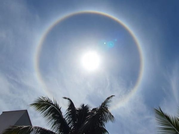 'Sun Halo' in Bangalore sky social media users share Unique pic of this