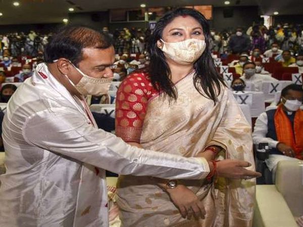 Himanta Sarma wife Riniki Bhuyan