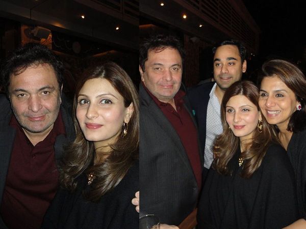 Rishi Kapoor Photos with son-in-law Bharat Sahni