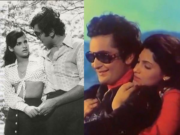 Rishi Kapoor with Dimple Kapadia