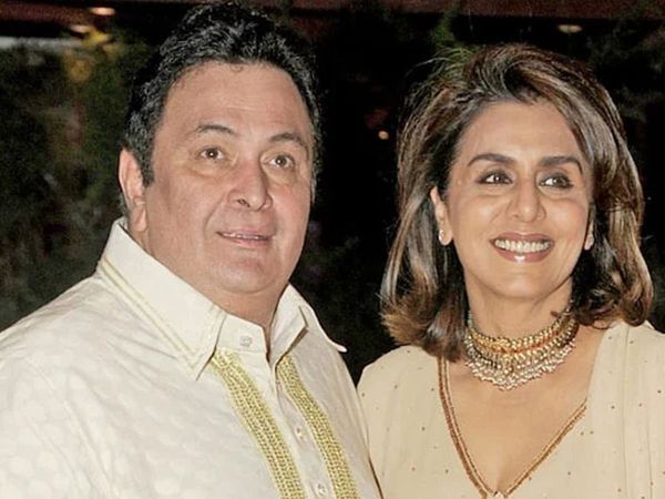 Neetu Kapoor with Late Husband Rishi Kapoor