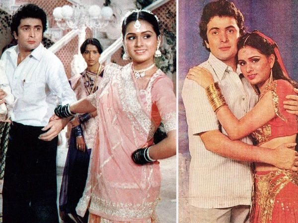 Padmini Kolhapure and Rishi Kapoor
