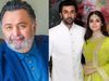 Rishi Kapoor and Ranbir Kapoor with Alia Bhatt