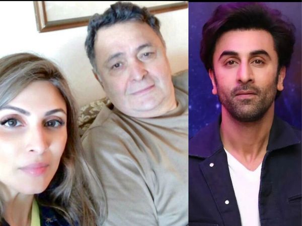 Rishi with riddhima and Ranbir kapoor