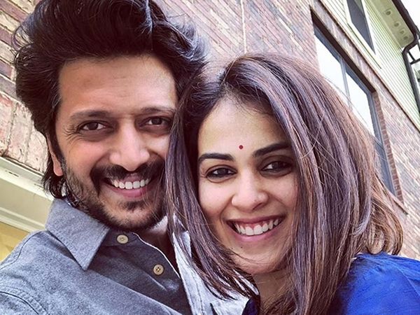 Riteish Deshmukh with Wife Genelia Dsouza