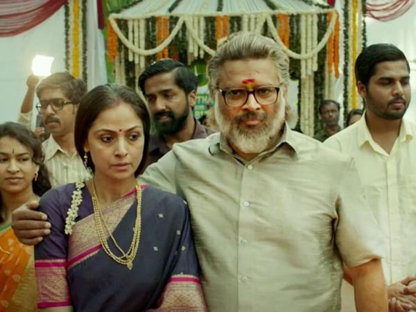 Rocketry The Nambi Effect appears on the world largest billboard in Times Square Directed by R Madhavan 