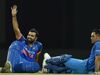 Rohit Sharma with MS Dhoni