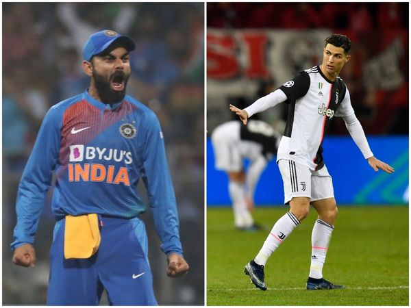 virat kohli and cristiano ronaldo