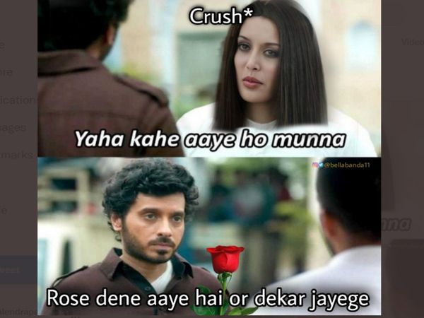 netizens Celebrate rose day with memes jokes shayari Must Watch