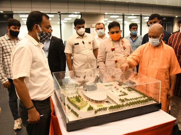 CM Yogi Yogi Adityanath Vishwanath Dham in Varanasi,CM Yogi Adityanath ,Kashi visit, PM Modi's dream project Vishwanath Dham,विश्वनाथ धाम, नरेंद्र मोदी, योगी आदित्यनाथ