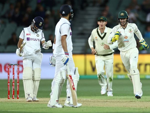 ajinkya rahane run out virat kohli