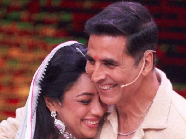 Rupali Ganguly and Akshay Kumar