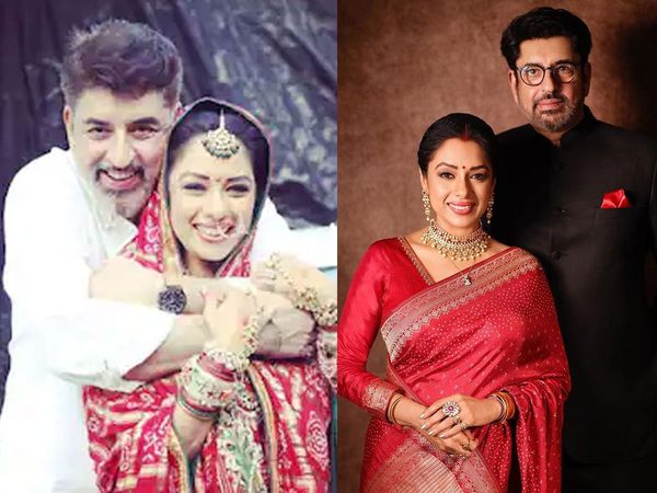 Rupali Ganguly With her Husband