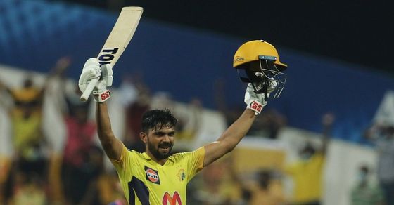 Ruturaj Gaikwad Hundred Ipl 2021 Csk Vs Rr Chennai Super Kings Opener Ruturaj Gaikwad Scores 6636