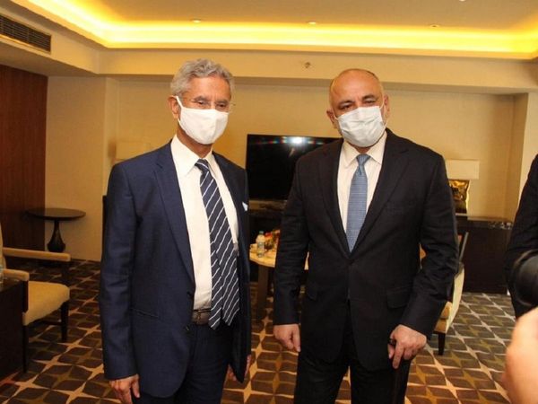 EAM S Jaishankar meets Afghan counterpart Mohammad Haneef Atmar in Dushanbe amid Taliban surge