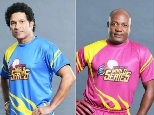 सचिन तेंदुलकर और ब्रायन लारा।