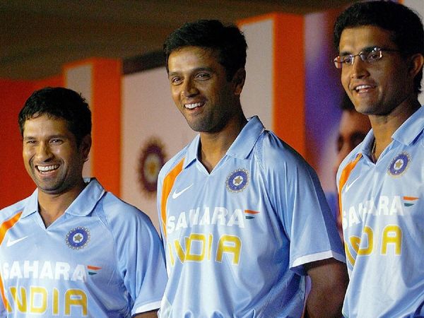 sachin tendulkar, rahul dravid and sourav ganguly