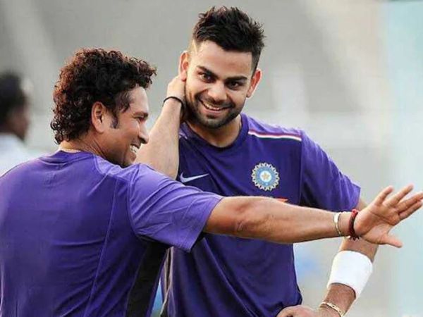 Sachin Tendulkar and Virat Kohli