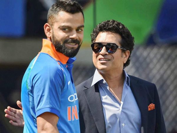 Sachin Tendulkar and Virat Kohli